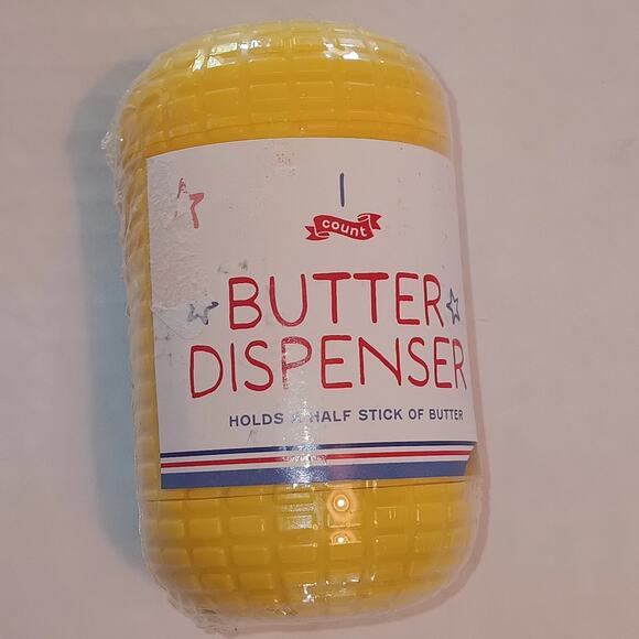 6 NEW Yellow Plastic Corn-On-the-Cob BUTTER DISPENSERS 3.5 x 2 Sealed - Picture 4 of 7